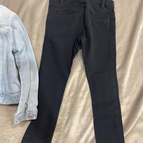 Old Navy Light Blue Jean Jacket with Black Pants - Picture 8 of 8